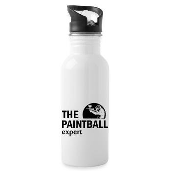 Paintball Airsoft - Gourde avec paille intégrée - blanc - Droite
