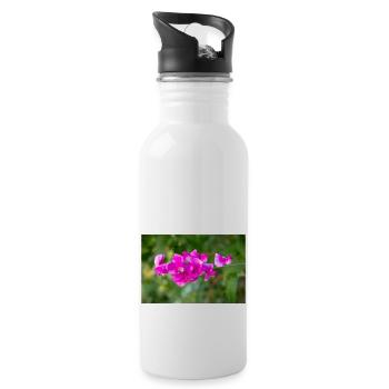 immerwährende Erbse mehrjährige Erbse Lathyrus latifolius - Trinkflasche mit integriertem Trinkhalm - Weiß - Rechts