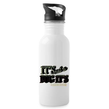 Gift Joke Biotech Major Geek Informatics - Water bottle with straw - white - Right