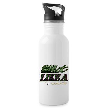 christmas present cool funny statement bday - Trinkflasche mit integriertem Trinkhalm - Weiß - Rechts