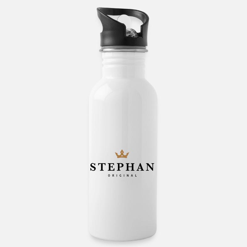 Stephan - Gourde avec paille intégrée - blanc