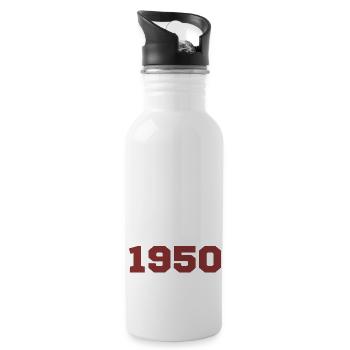 Original 1950 - Water bottle with straw - white - Right