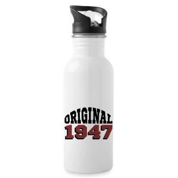Original 1947 - Water bottle with straw - white - Right