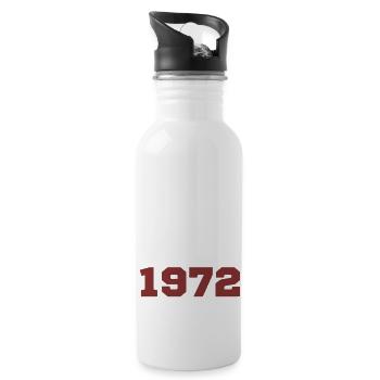 Original 1972 - Trinkflasche mit integriertem Trinkhalm - Weiß - Rechts