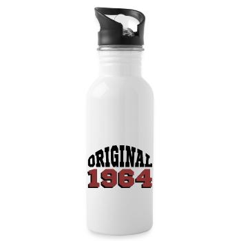 Original 1964 - Gourde avec paille intégrée - blanc - Droite