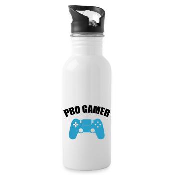 Pro Gamer - Water bottle with straw - white - Right