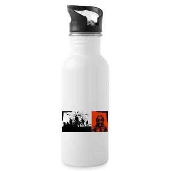 Prepper Your Prep Your Protection - Water bottle with straw - white - Right