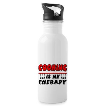 Cook - Water bottle with straw - white - Right