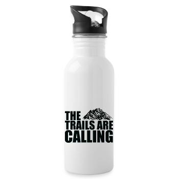 Trail Running Sport - Trinkflasche mit integriertem Trinkhalm - Weiß - Rechts