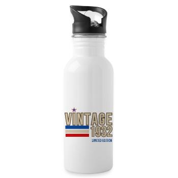 Vintage 1932 limited edition - Gourde avec paille intégrée - blanc - Droite