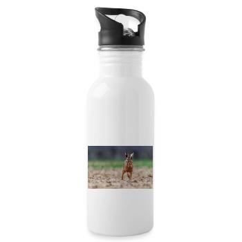 000 4886 - Water bottle with straw - white - Right