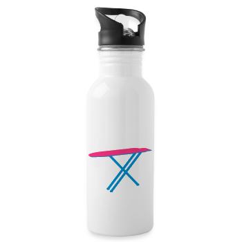 ironing board - Water bottle with straw - white - Right