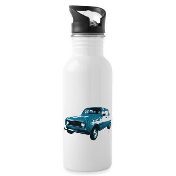 Quatrelle - Water bottle with straw - white - Right