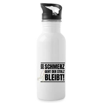 Fußball Football - Gourde avec paille intégrée - blanc - Droite