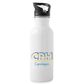 Copenhagen - CPH - Kopenhagen - Dänemark - Denmark - Water bottle with straw - white - Right