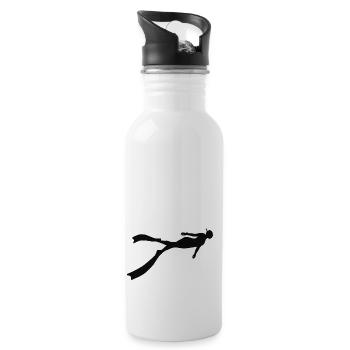 Dive - Water bottle with straw - white - Right