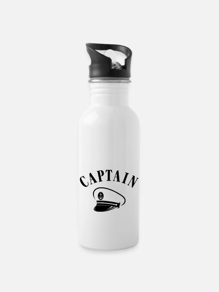 CASQUETTE DE CAPITAINE - Gourde avec paille intégrée - blanc