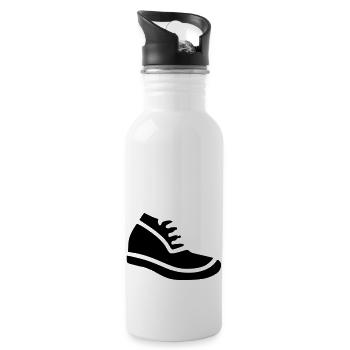Running - Water bottle with straw - white - Right