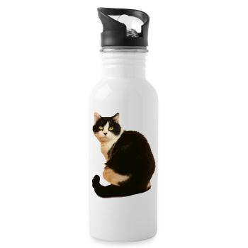 emma - Water bottle with straw - white - Right