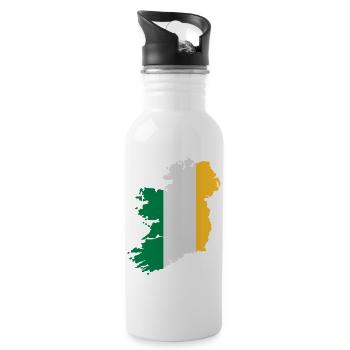 Ireland - Water bottle with straw - white - Right
