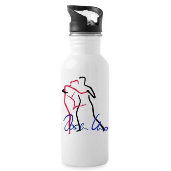 Tango-1 - Trinkflasche mit integriertem Trinkhalm - Weiß - Rechts