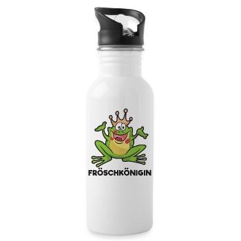 frog Prince - Water bottle with straw - white - Right