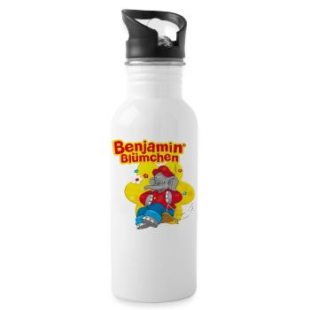 Benjamin Blümchen Schaukeln - Trinkflasche mit integriertem Trinkhalm - Weiß - Rechts