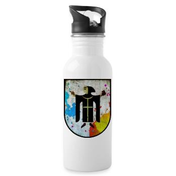Munich - Water bottle with straw - white - Right