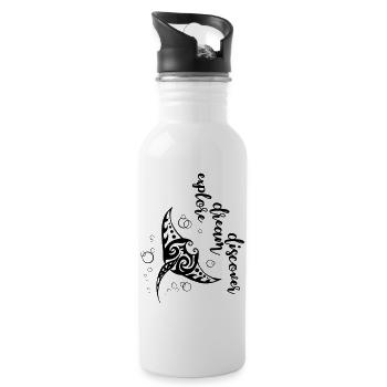 Explore Dream - Manta - Water bottle with straw - white - Right