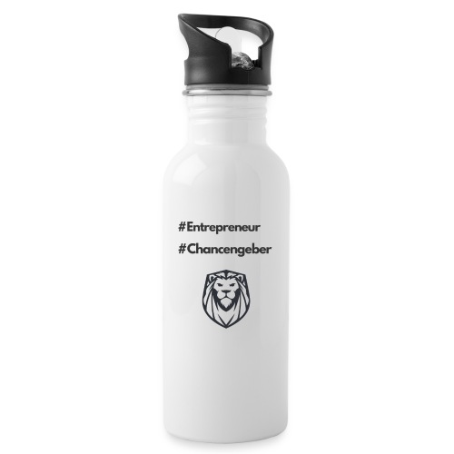Entrepreneur - Trinkflasche mit integriertem Trinkhalm