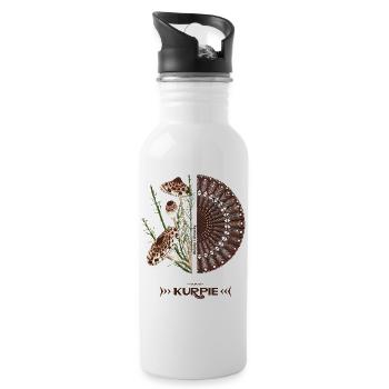 Kurpiowska Cutout Drops - KANS - Trinkflasche mit integriertem Trinkhalm - Weiß - Rechts