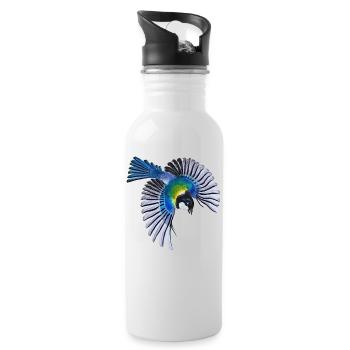 Great - Water bottle with straw - white - Right