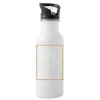 Legende seit 1973 - Limited Edition 50th Birthday - Trinkflasche mit integriertem Trinkhalm - Weiß - Rechts