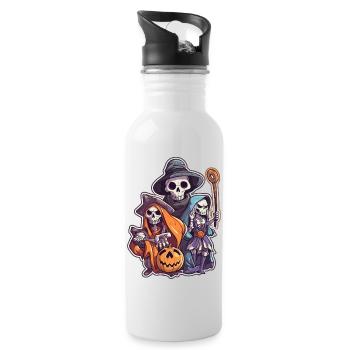 witch 6 - Trinkflasche mit integriertem Trinkhalm - Weiß - Rechts