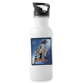 Falcon - Water bottle with straw - white - Right