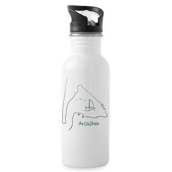 BA card - Water bottle with straw - white - Right