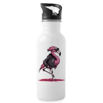 Stand Out - Water bottle with straw - white - Right