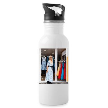 La boutique de vêtements 👗 - Gourde avec paille intégrée - blanc - Droite