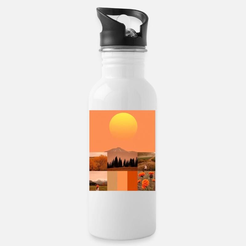 Couchers. - Gourde avec paille intégrée - blanc