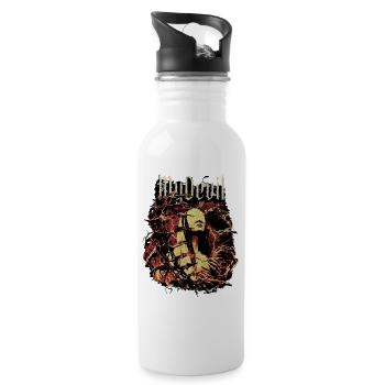 Petit Diable / Sombre / Gothique / Horreur - Gourde avec paille intégrée - blanc - Droite