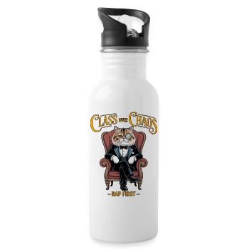 Class Over Chaos Aristocat - Water bottle with straw - white - Right