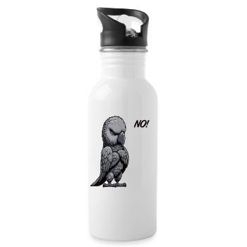 No African Grey Parrot Parrot Owner Parrots - Water bottle with straw - white - Right