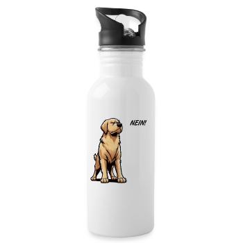 Aucun Goldie Goldieowner de Retriever - Gourde avec paille intégrée - blanc - Droite