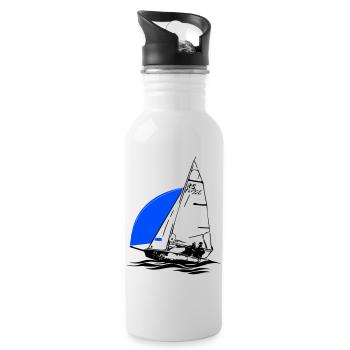Régate de dériveurs à voile pour jeunes RS Feva XL - Gourde avec paille intégrée - blanc - Droite