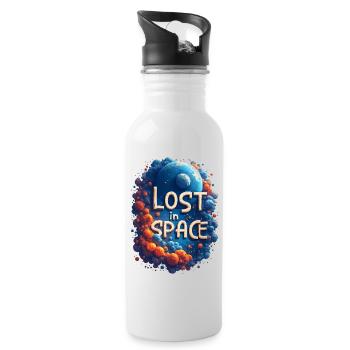 Lost in space - Water bottle with straw - white - Right