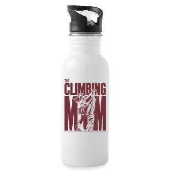 Grimpe Maman Kletter Mama Shirt - Gourde avec paille intégrée - blanc - Droite