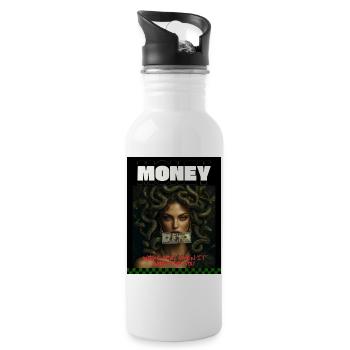 Medusa Greek - Trinkflasche mit integriertem Trinkhalm - Weiß - Rechts
