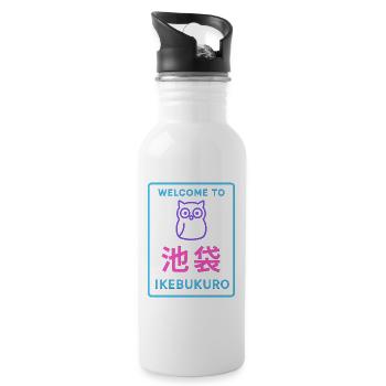 Welcome to Ikebukuro - Gourde avec paille intégrée - blanc - Droite
