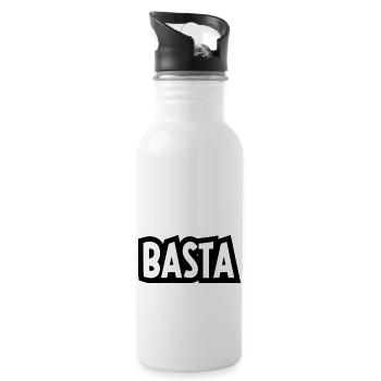 Basta - Water bottle with straw - white - Right