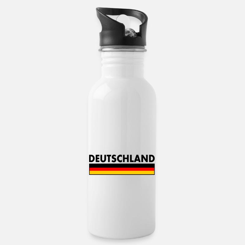 Germany - Gourde avec paille intégrée - blanc